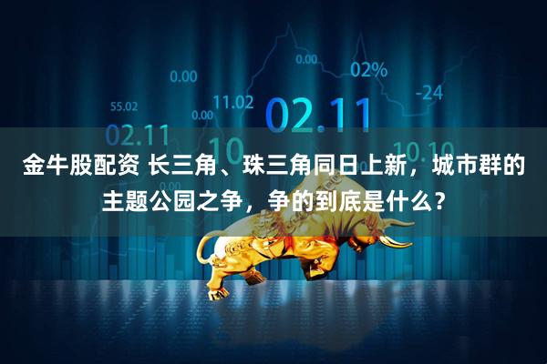 金牛股配资 长三角、珠三角同日上新，城市群的主题公园之争，争的到底是什么？