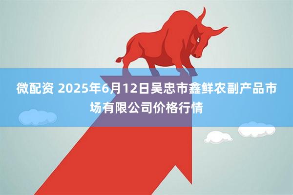 微配资 2025年6月12日吴忠市鑫鲜农副产品市场有限公司价格行情